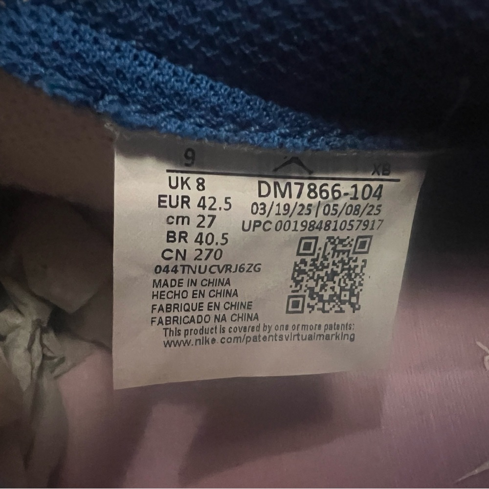 Jordan 1 Retro Low OG SP Fragment x Travis Scott (Sail/blue) - Picture 13 of 15